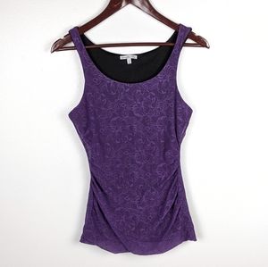 Charlotte Russe | Purple Lace Blouse size Medium